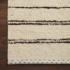 Bowie Wool Blend Rug in Sand / Graphite
