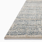 Broderick Polypropylene Pile Rug in Cream / Denim