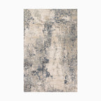 Charlise Polypropylene & Polyester Pile Rug in Bone / Slate