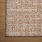 Davies Wool & Nylon Rug in Rust / Wheat
