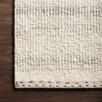 Everson Wool Blend Rug in Pearl