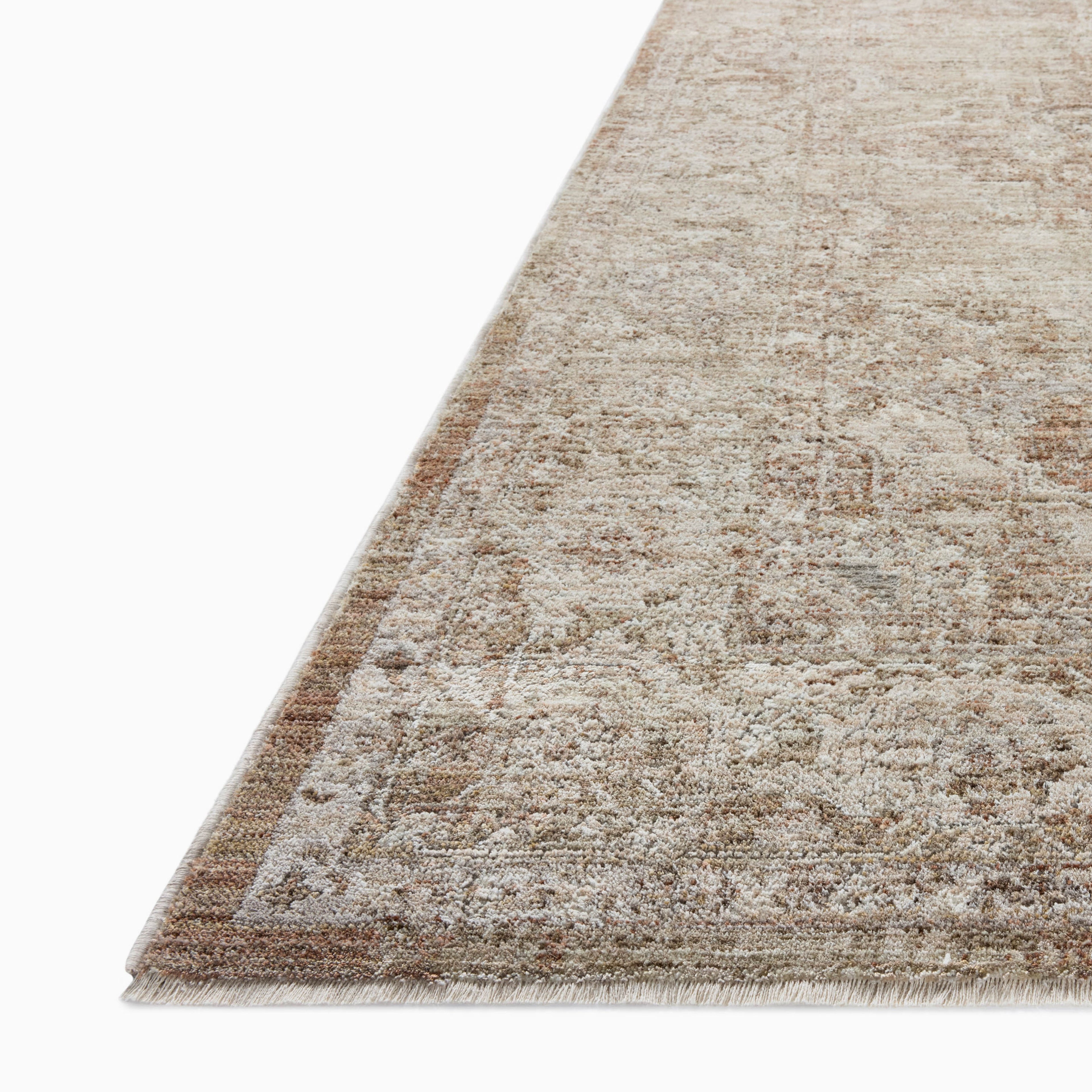 Haverford Polyester Pile Rug in Bone / Bronze