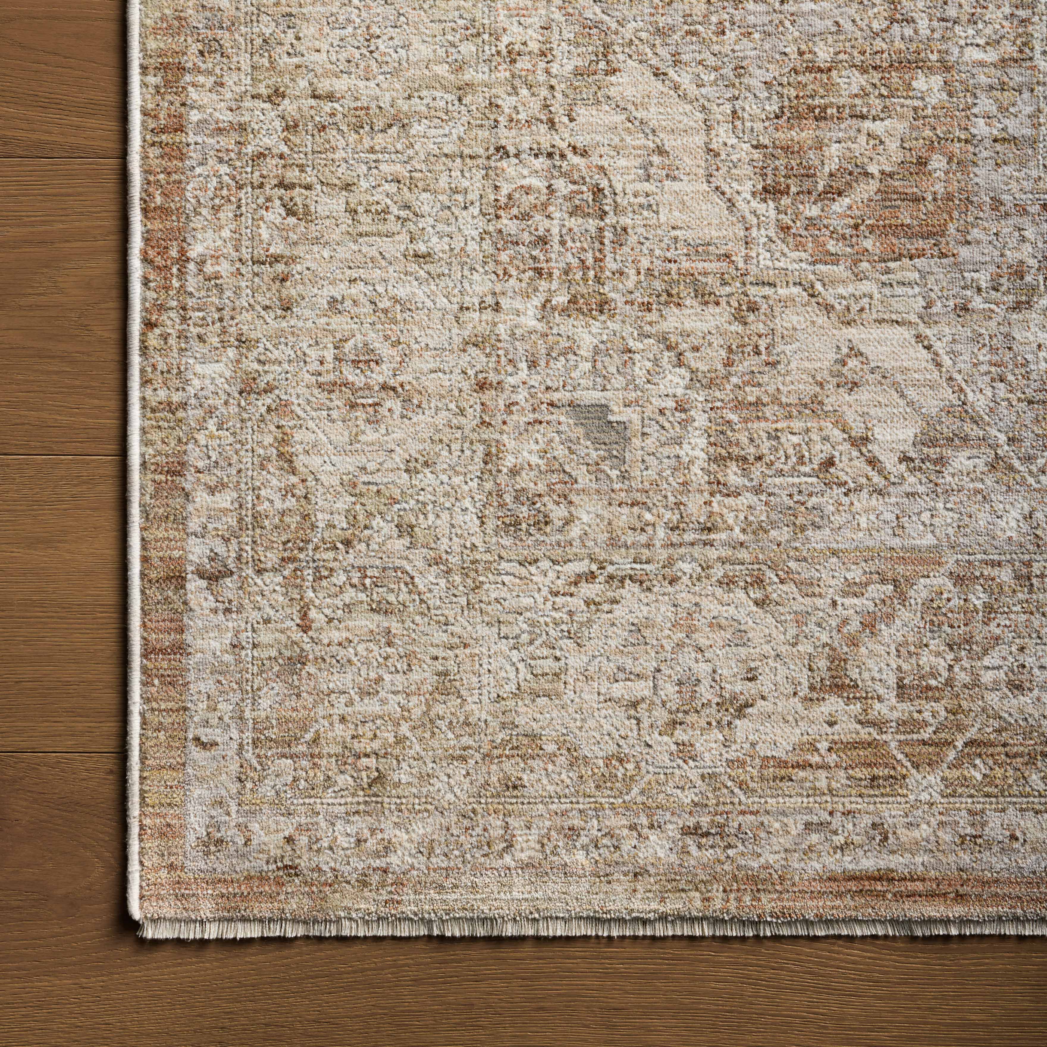 Haverford Polyester Pile Rug in Bone / Bronze