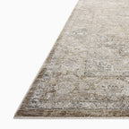 Haverford Polyester Pile Rug in Ecru / Mist