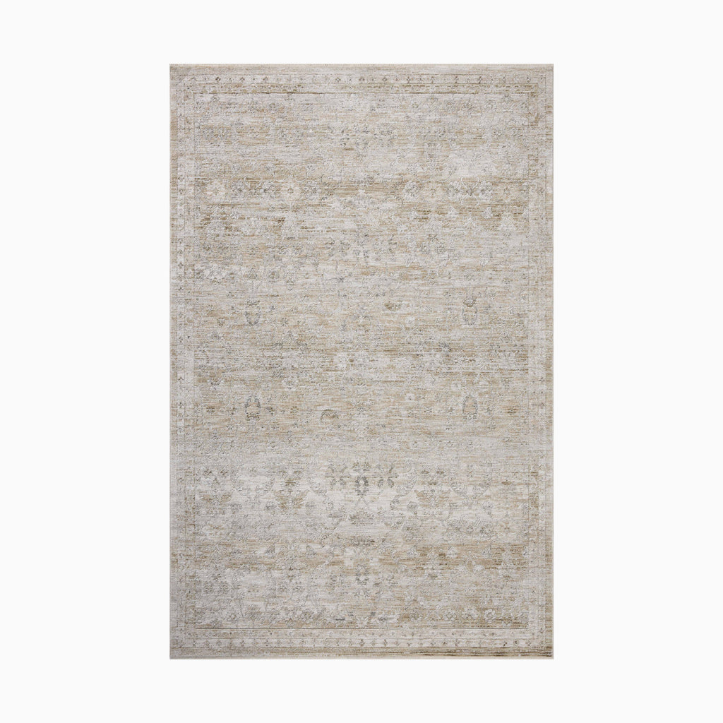 Haverford Polyester Pile Rug in Fog / Dune