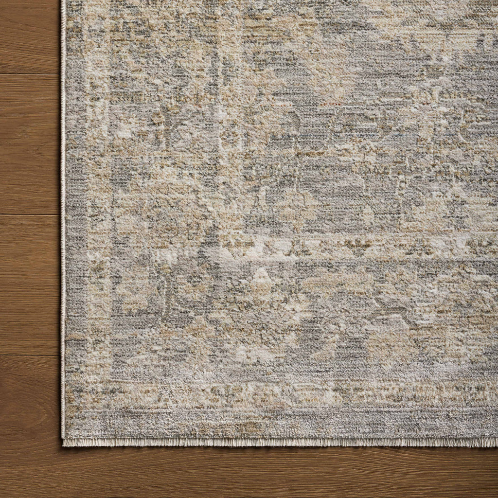 Haverford Polyester Pile Rug in Platinum / Bronze