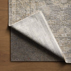 Haverford Polyester Pile Rug in Platinum / Bronze