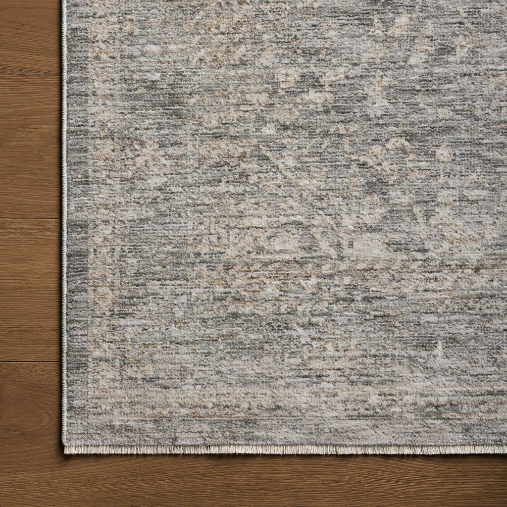 Haverford Polyester Pile Rug in Slate / Sand