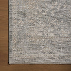 Haverford Polyester Pile Rug in Slate / Sand