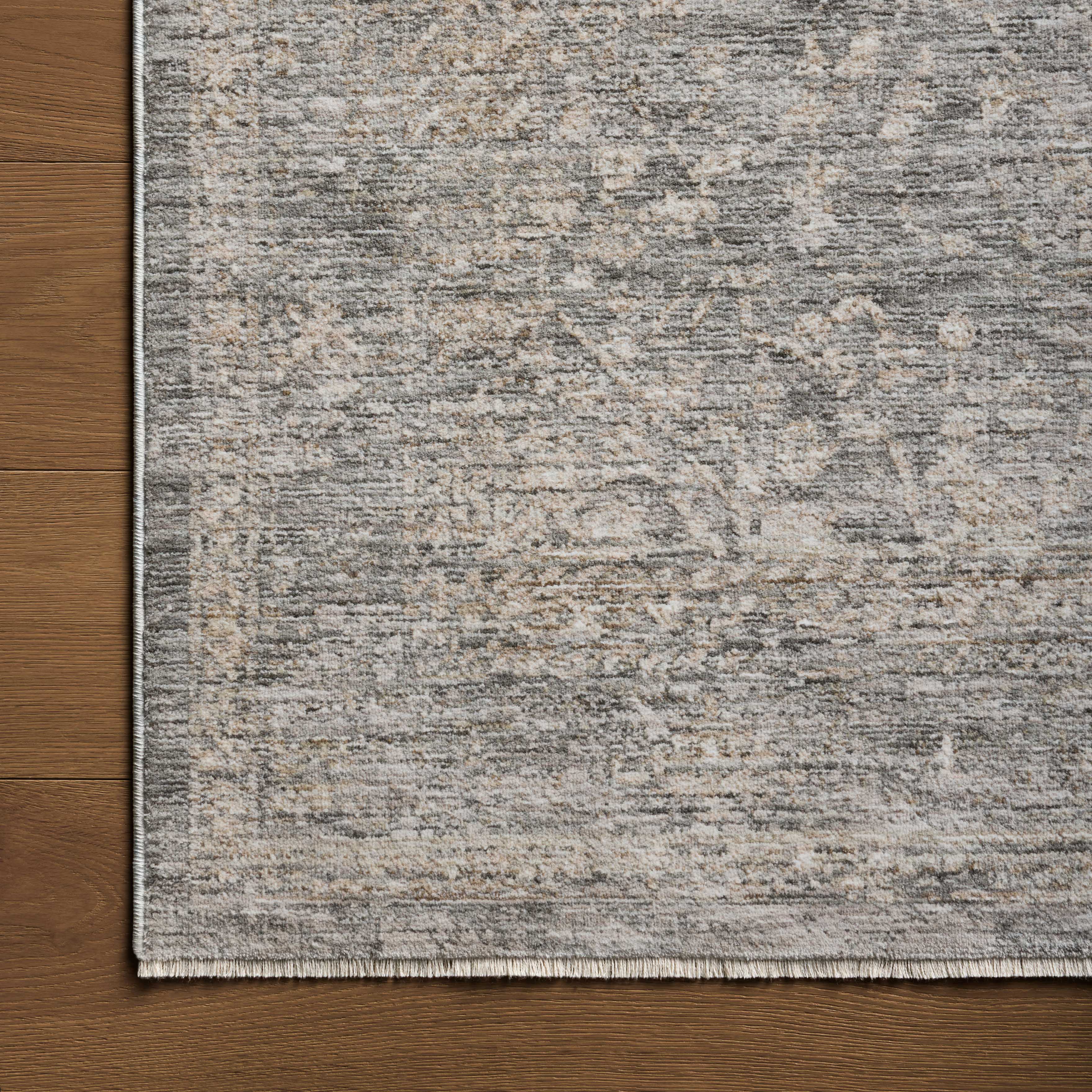 Haverford Polyester Pile Rug in Slate / Sand