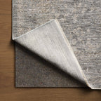 Haverford Polyester Pile Rug in Slate / Sand