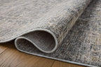 Haverford Polyester Pile Rug in Slate / Sand