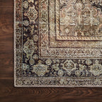 Hutchinson Polyester Face Rug in Sage / Graphite