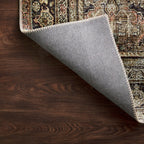 Hutchinson Polyester Face Rug in Sage / Graphite