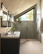 Clancy Small Mirror in Antiqued Iron