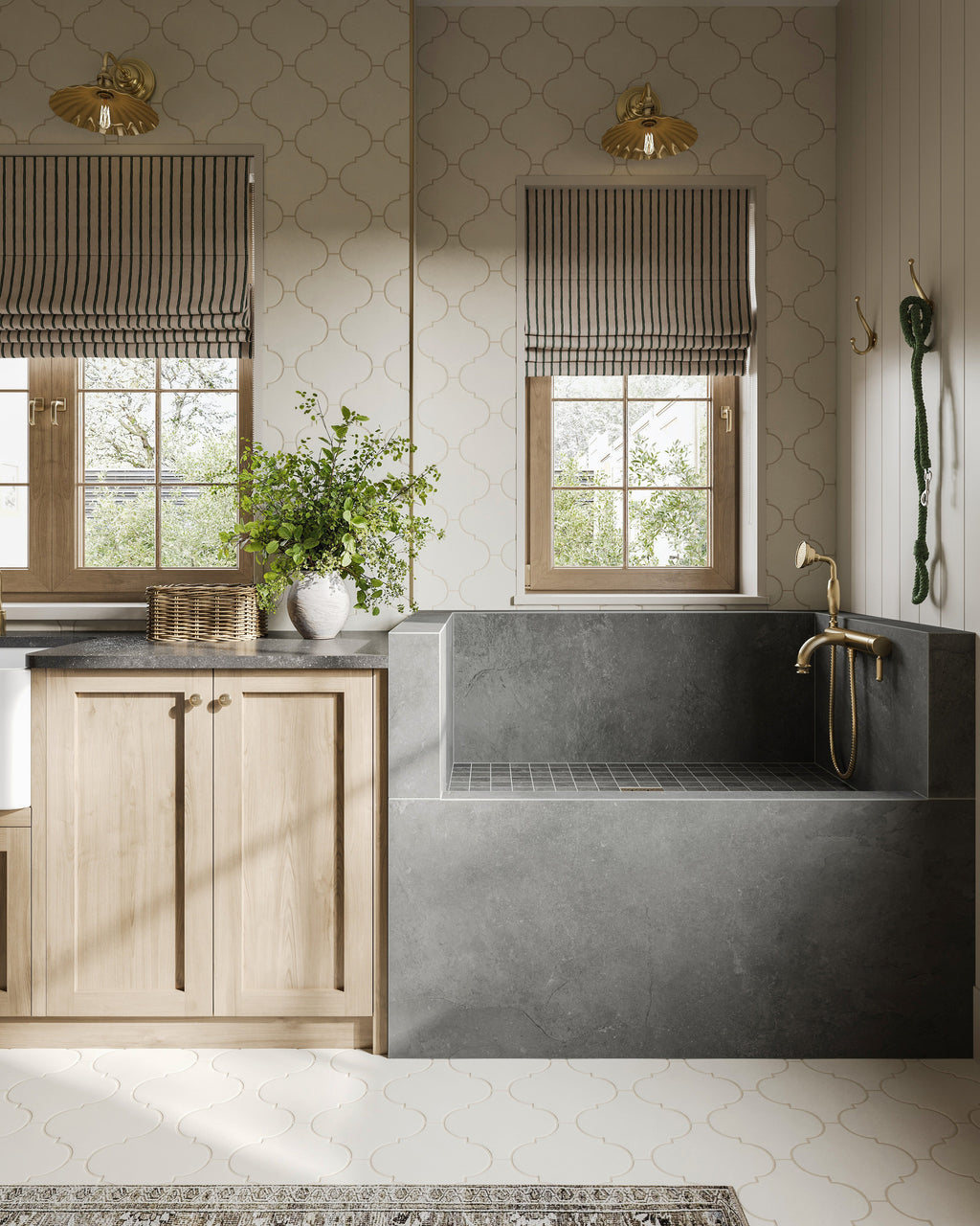 Miriam Wall Sconce in Aged Brass