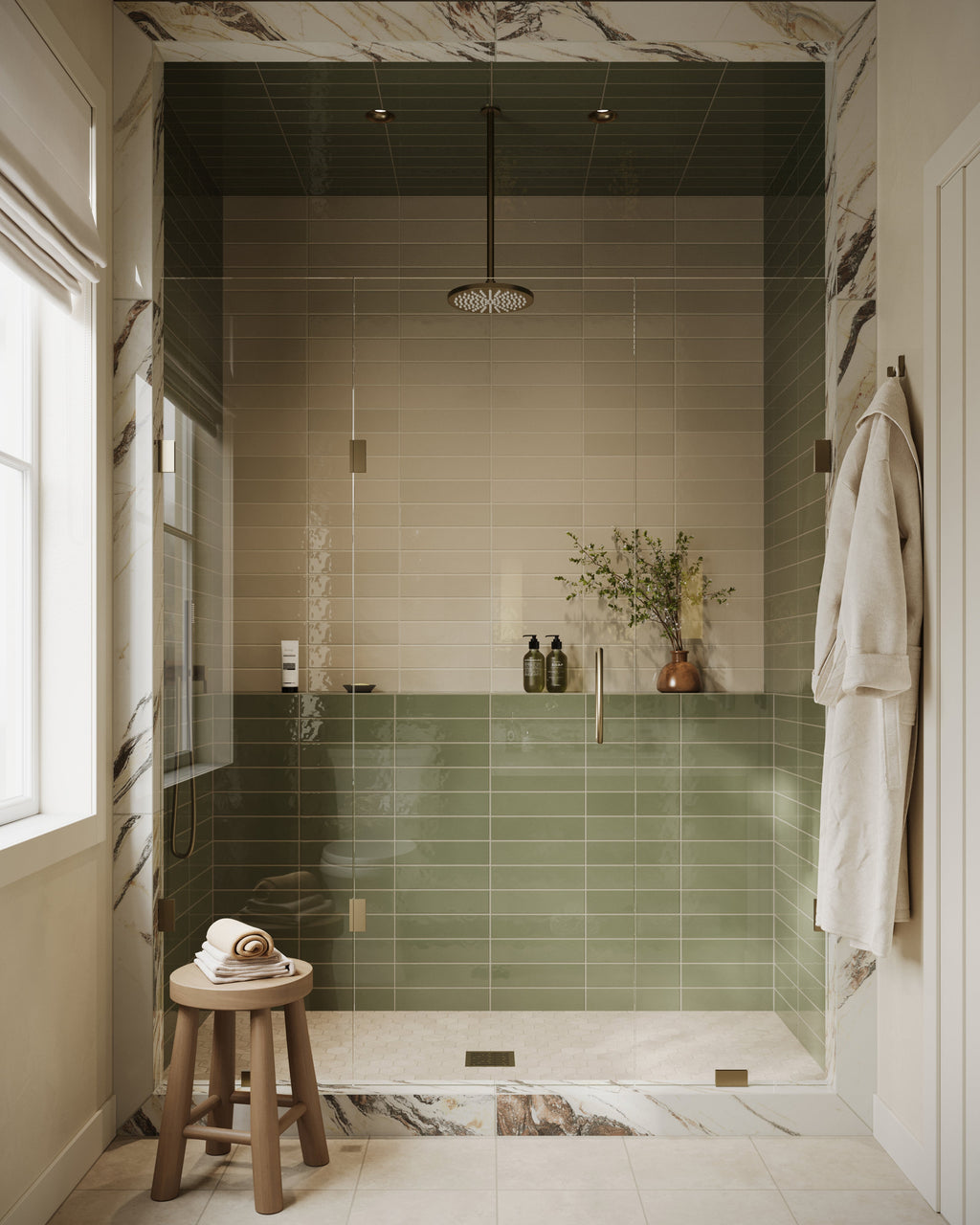 Leona 12x12 Matte Porcelain Tile in Marfil