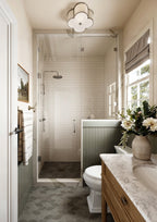 Mulligan 17 Flush Mount in Polished Nickel