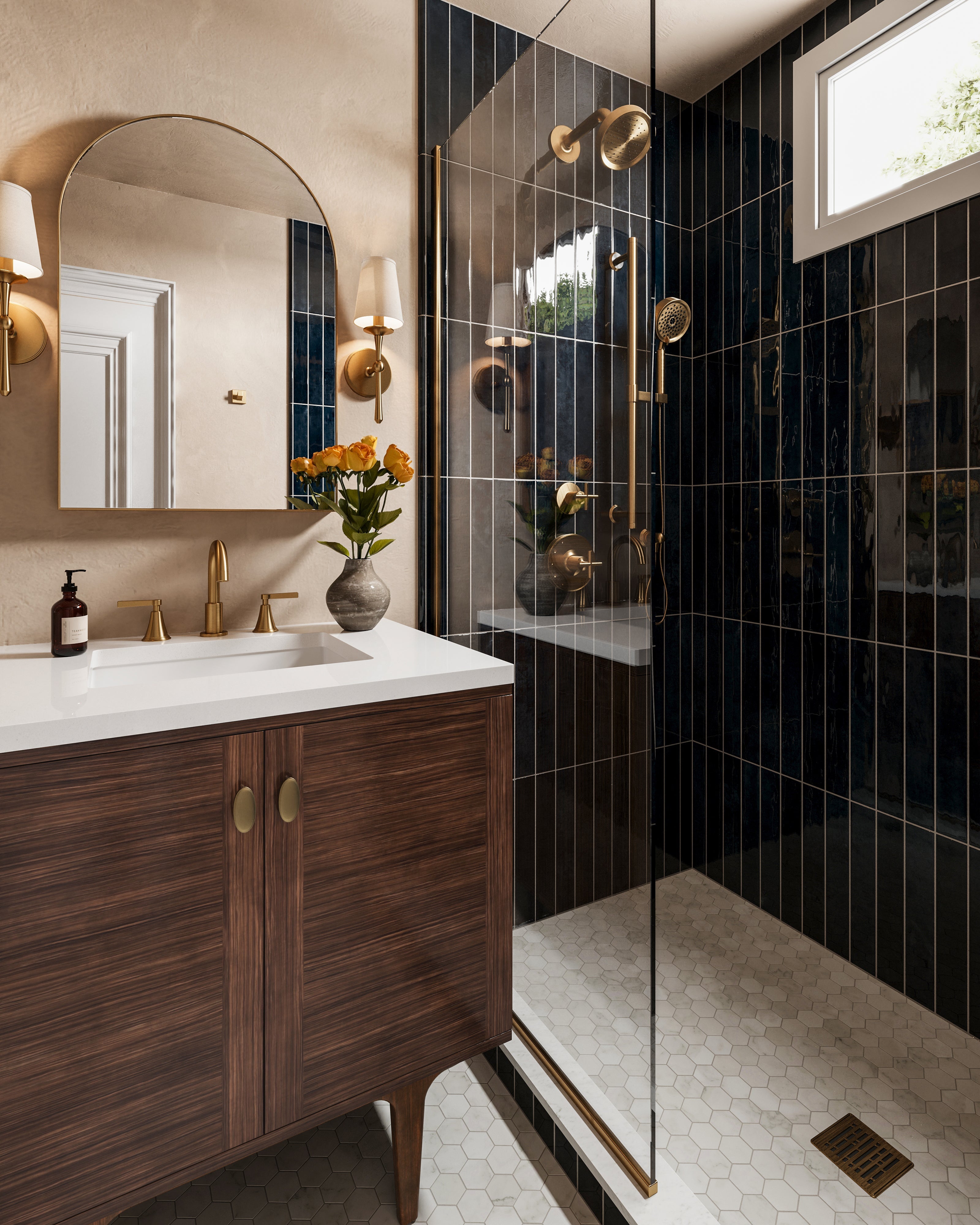 Winifred Wall Sconce in Aged Brass