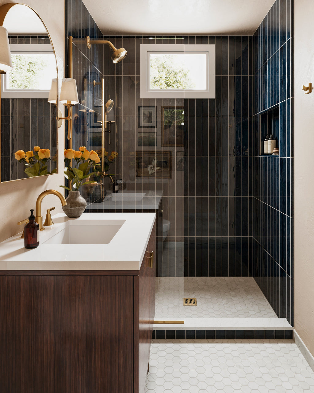 Winifred Wall Sconce in Aged Brass