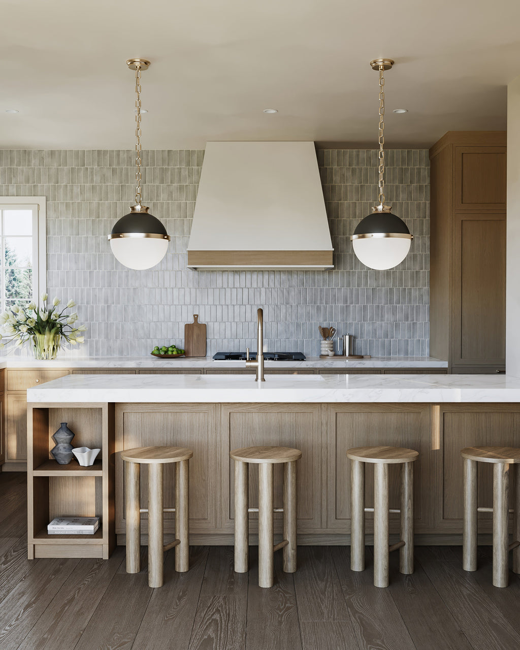 Barnes 14 Pendant in Aged Antique Distressed Bronze