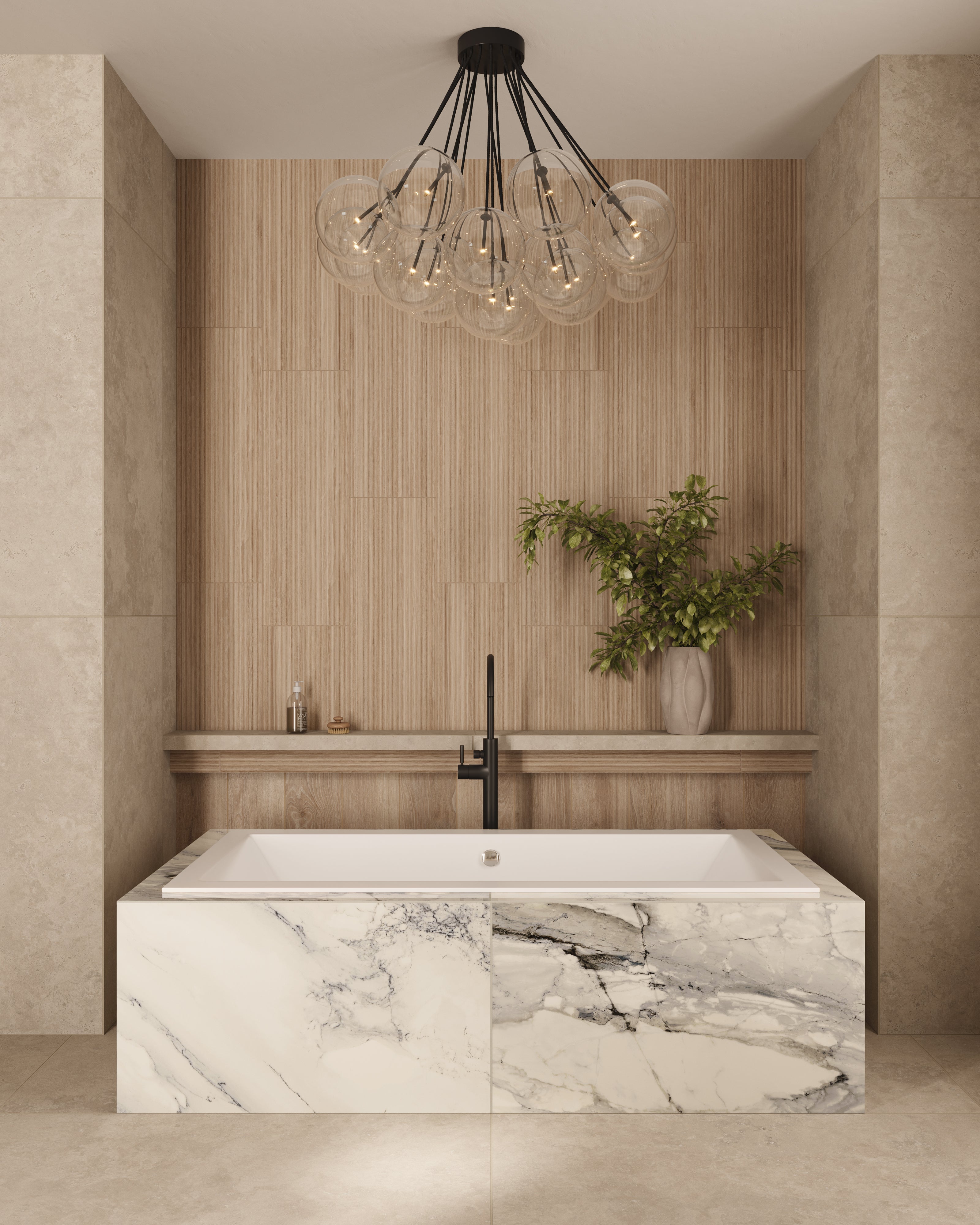 McKay Chandelier in Black Gunmetal