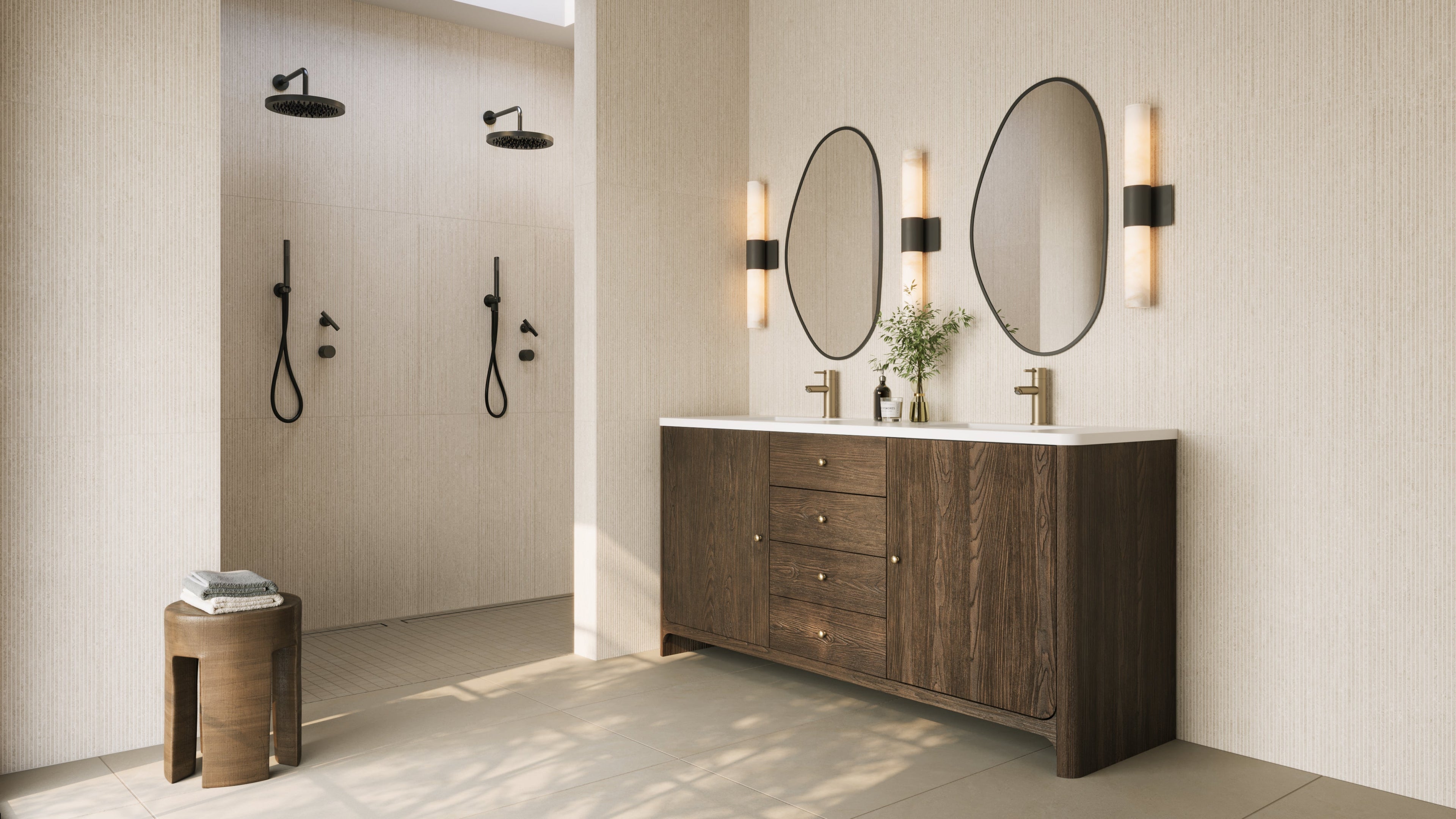 Rory Mirror in Matte Black