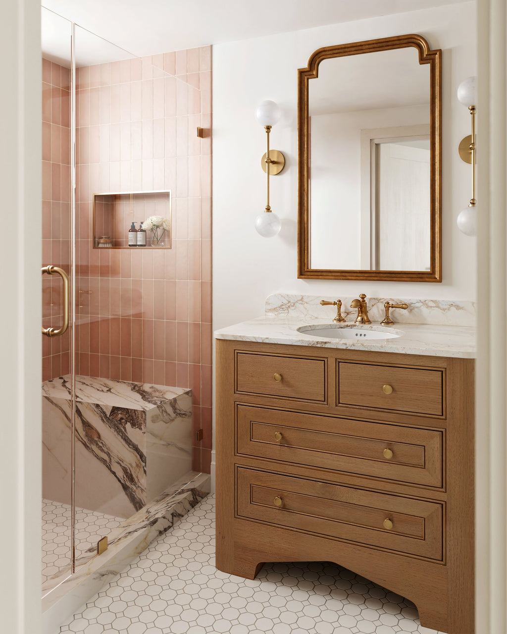 Isadora Wall Sconce In Aged Brass