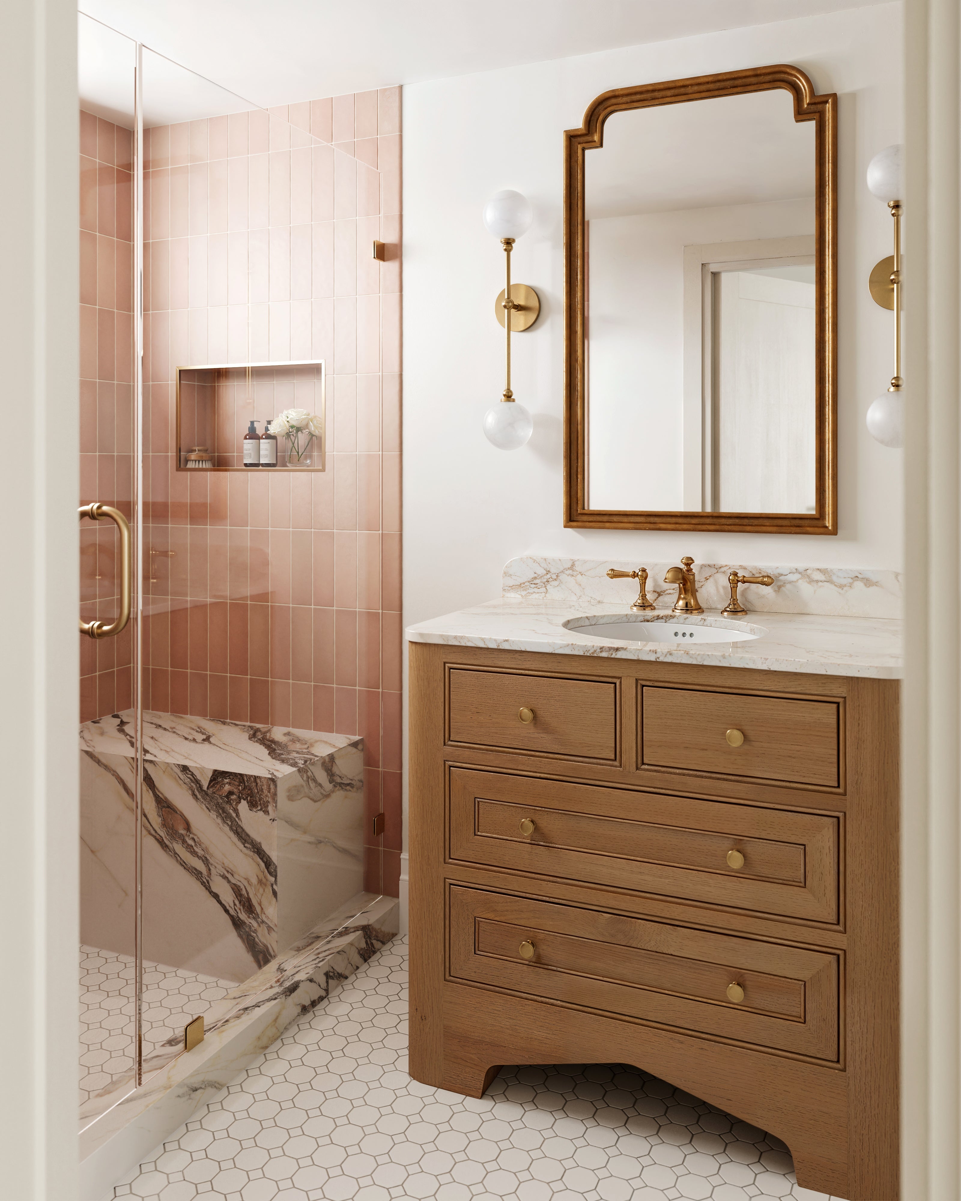 Isadora Wall Sconce In Aged Brass