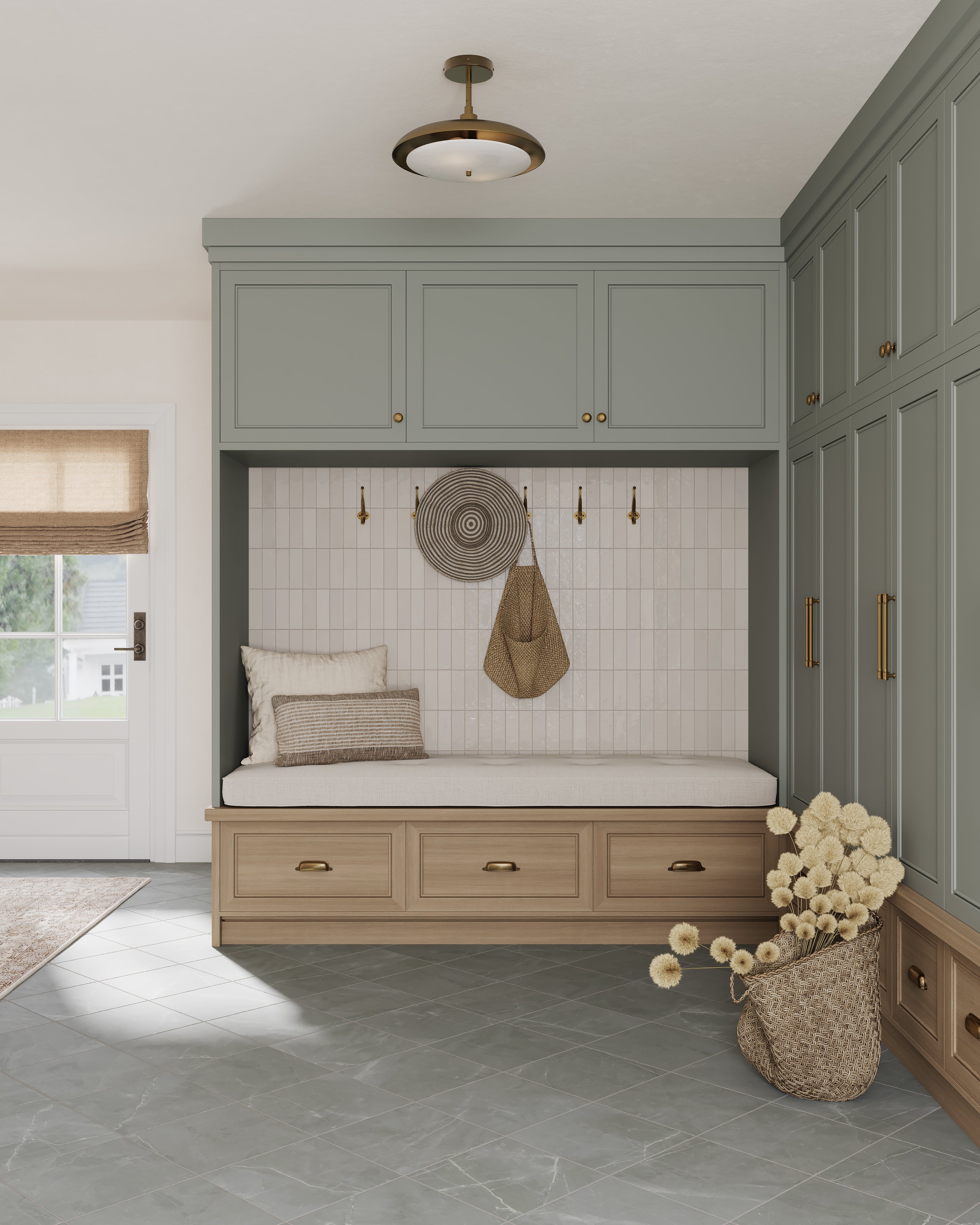 Leona 12x12 Matte Porcelain Tile in Amani Grey