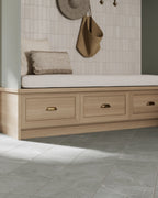 Leona 12x12 Matte Porcelain Tile in Amani Grey