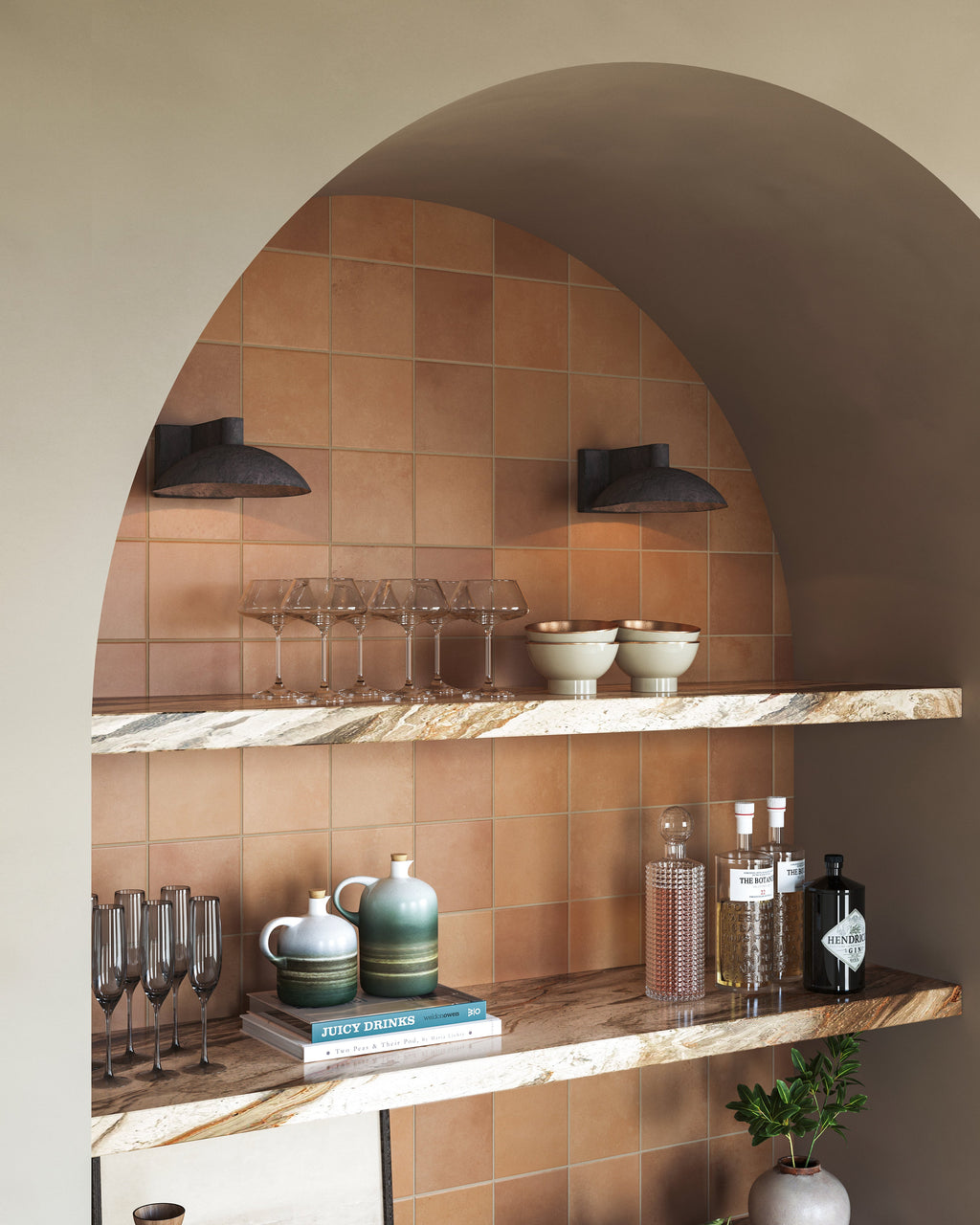 Zia Wall Sconce in Matte Black Plaster