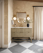 Noelle Wall Sconce in Vintage Brass