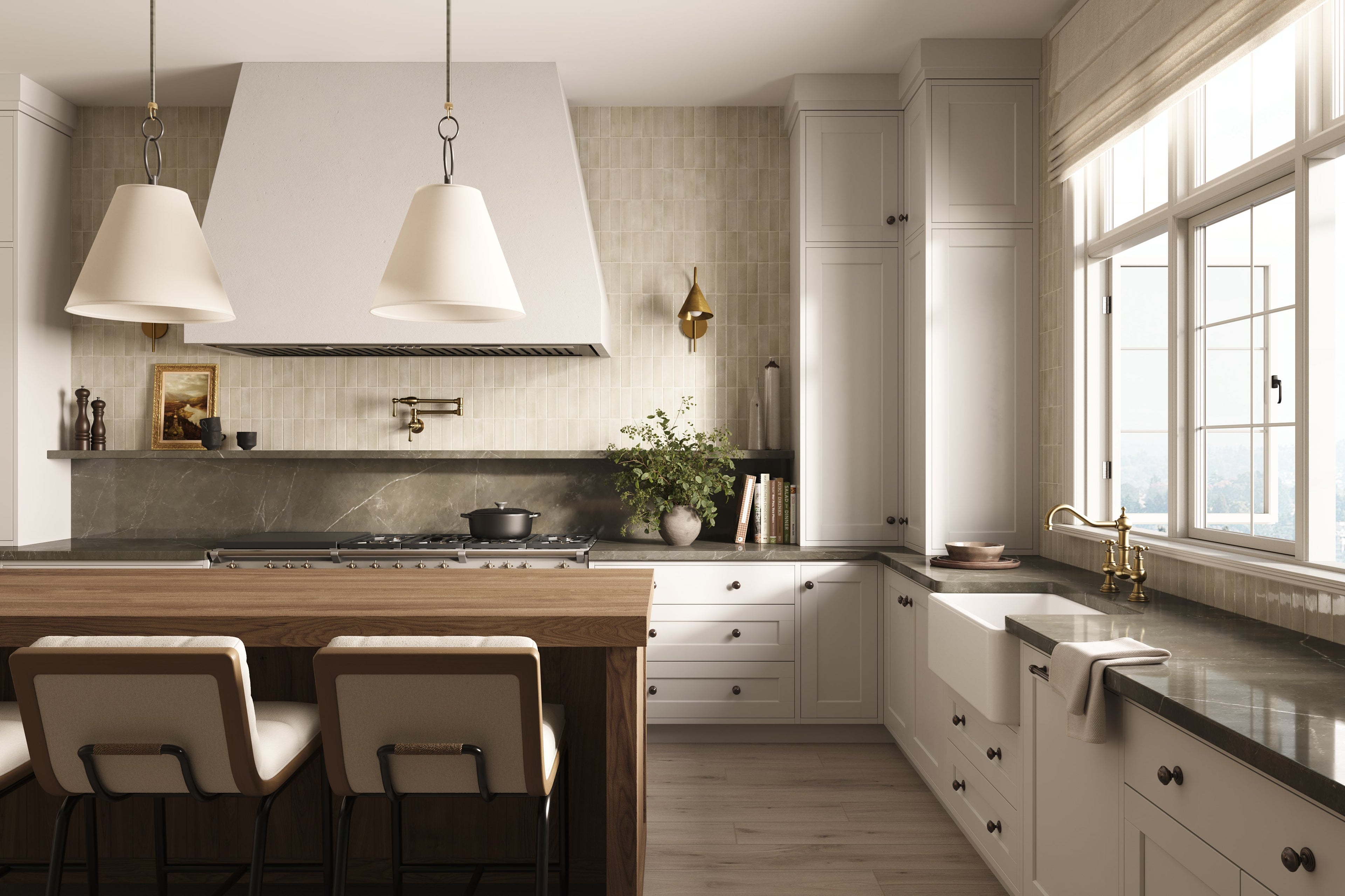 Hilda 18 Pendant in Distressed Bronze