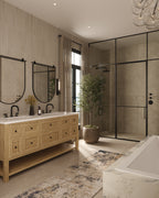 Charlise Polypropylene & Polyester Pile Rug in Natural / River