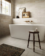 Georgette Polyester Pile Rug in Spice / Indigo