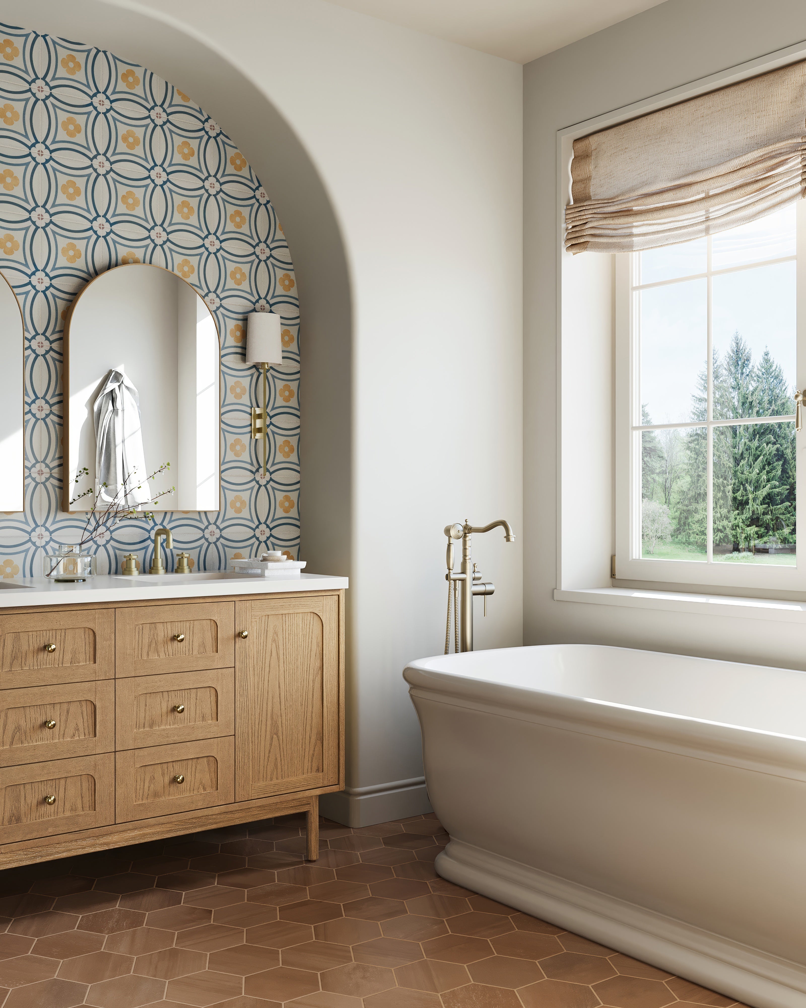 Johansson Wall Sconce in Aged Brass