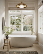 Carly 22 Pendant in Vintage Brass