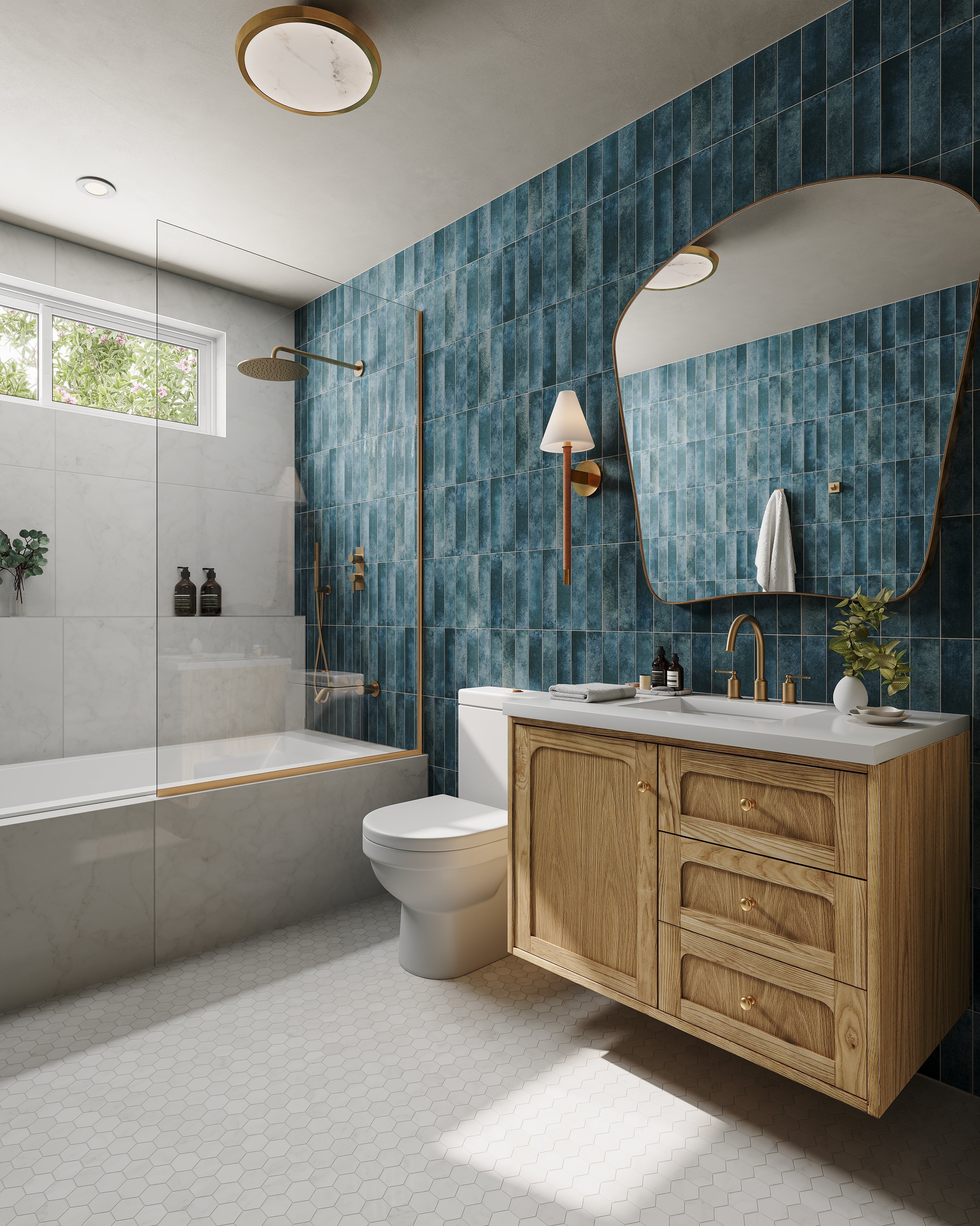 Pauline Wall Sconce in Aged Brass