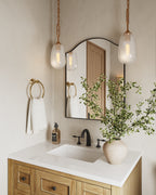 Everdale Small Mirror in Gunmetal