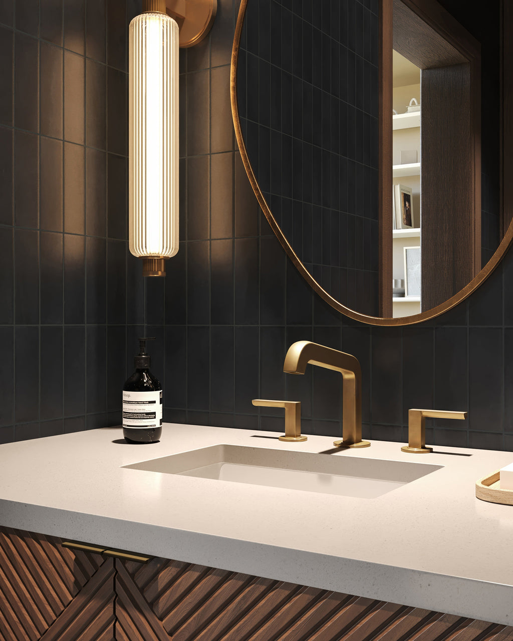 Ezekiel Wall Sconce in Vintage Brass