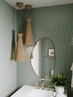 Santos Pendant in Vintage Gold Leaf