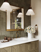 Lennie 12 Pendant in Patina Brass/Bronze