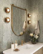 Rue Bath And Vanity Light In Aged Brass