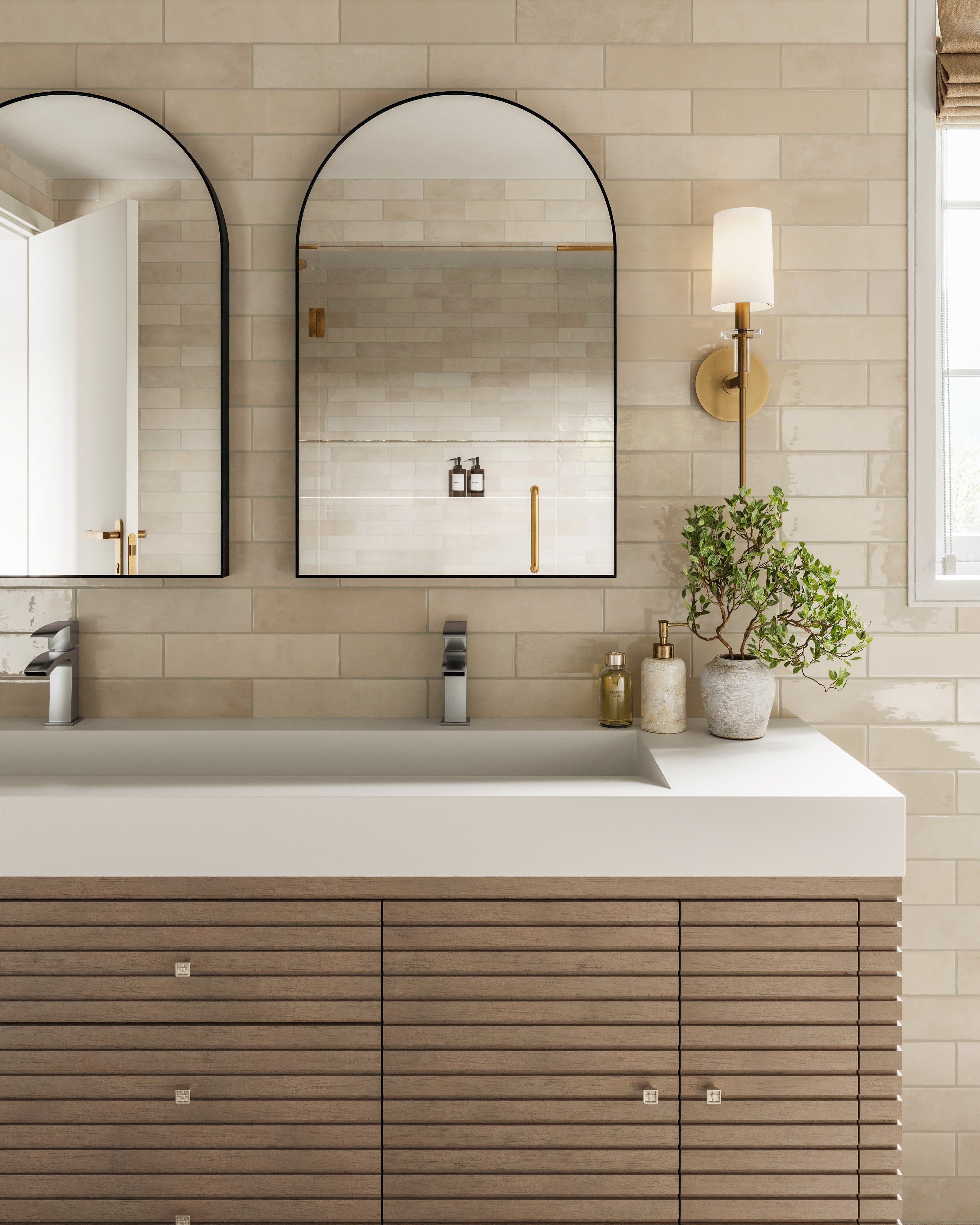 Prudence 1-Light Wall Sconce in Aged Brass