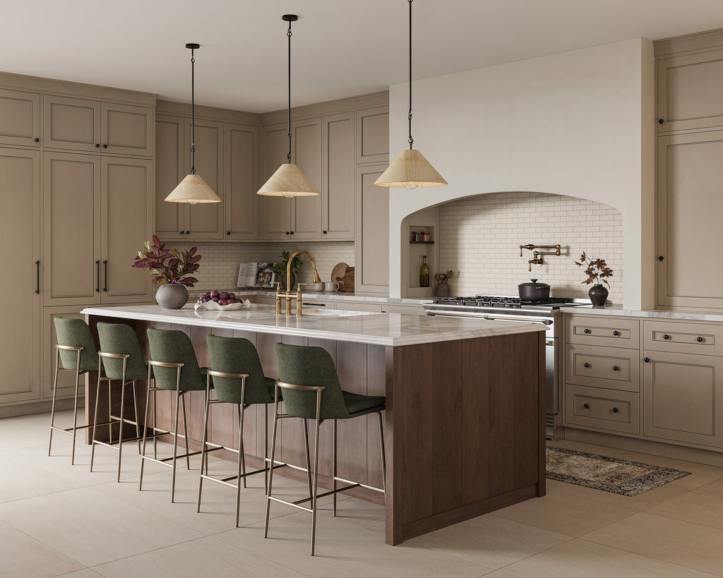 Shaw Counter Stool in Bergen Olive