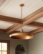 Dempsey Pendant in Hammered Antique Brass