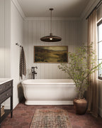 Dempsey Pendant in Hammered Dark Antique Brass