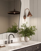 Dempsey Pendant in Hammered Dark Antique Brass