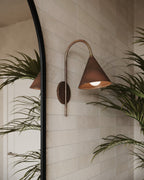 Esmeralda Wide Mirror in Iron Matte Black